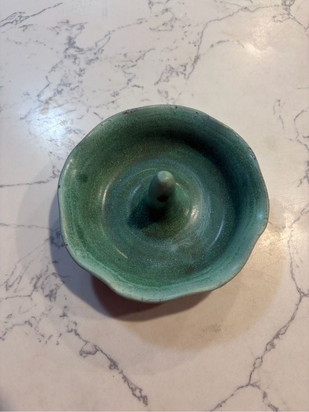❤️‍🔥BOGO FREE handmade Ojai Pottery Green Ceramic Ring Holder Jewelry Dish